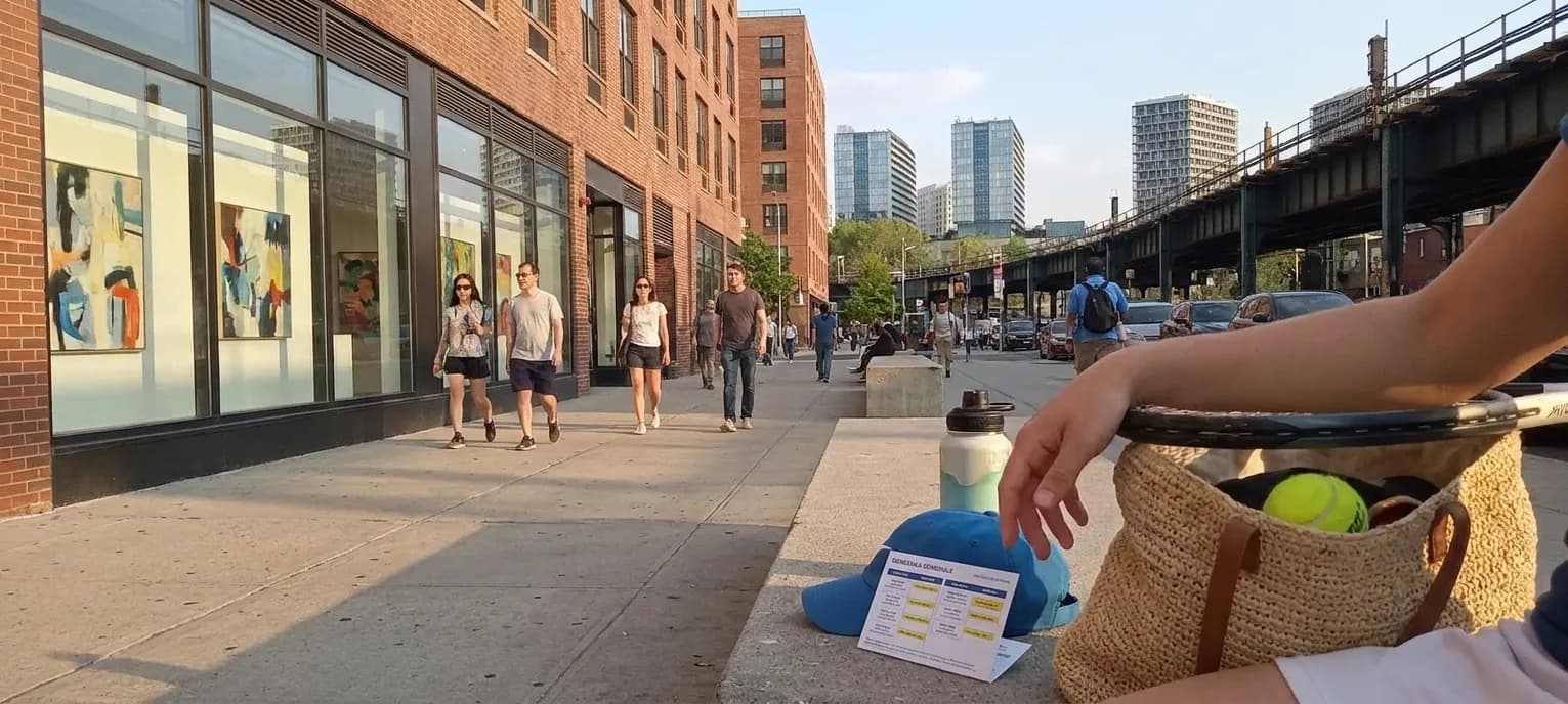 A bright Queens local-life scene connected to Thomas Crown Affair Gallery Stops Before US Open Nights.
