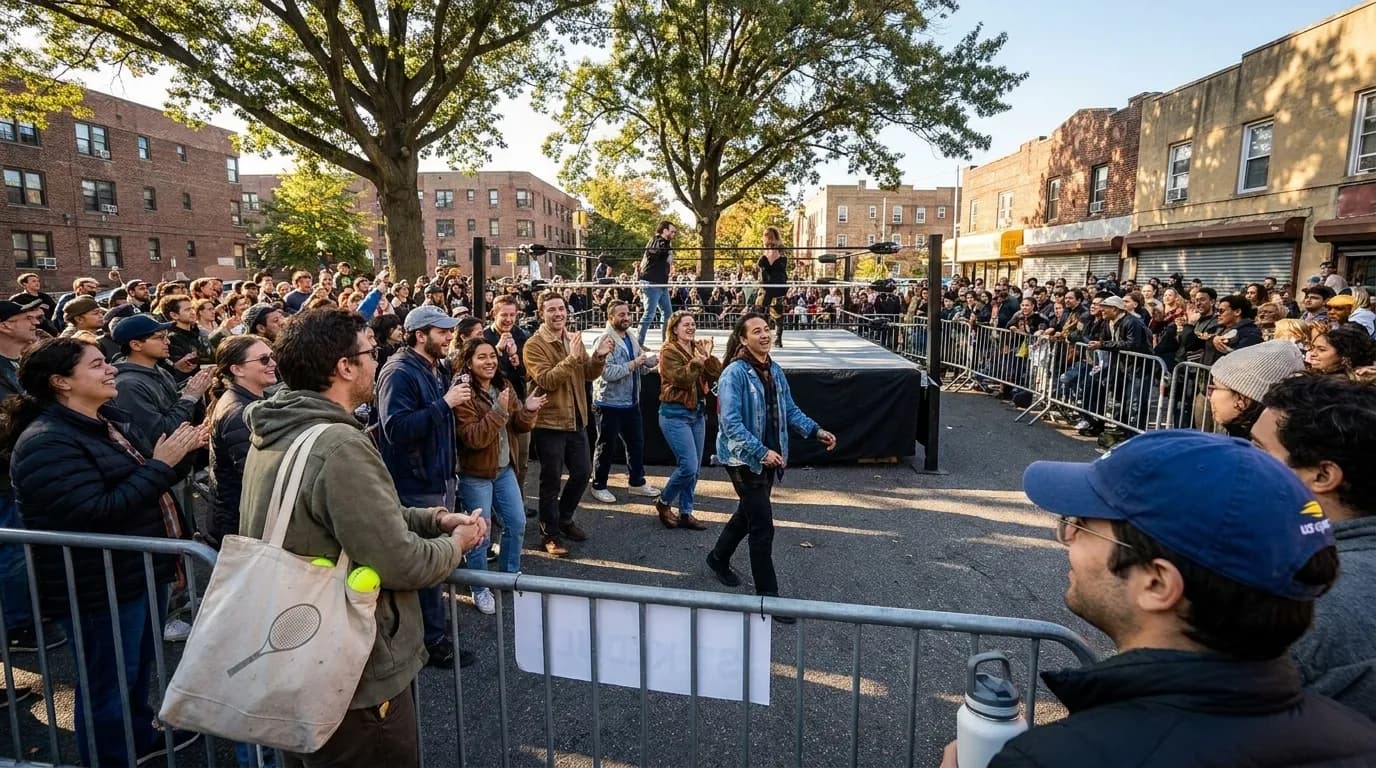 Bright New York local-life cover for Big Cass Wrestling Fans: NYC Indie Wrestling Venues Open Week.