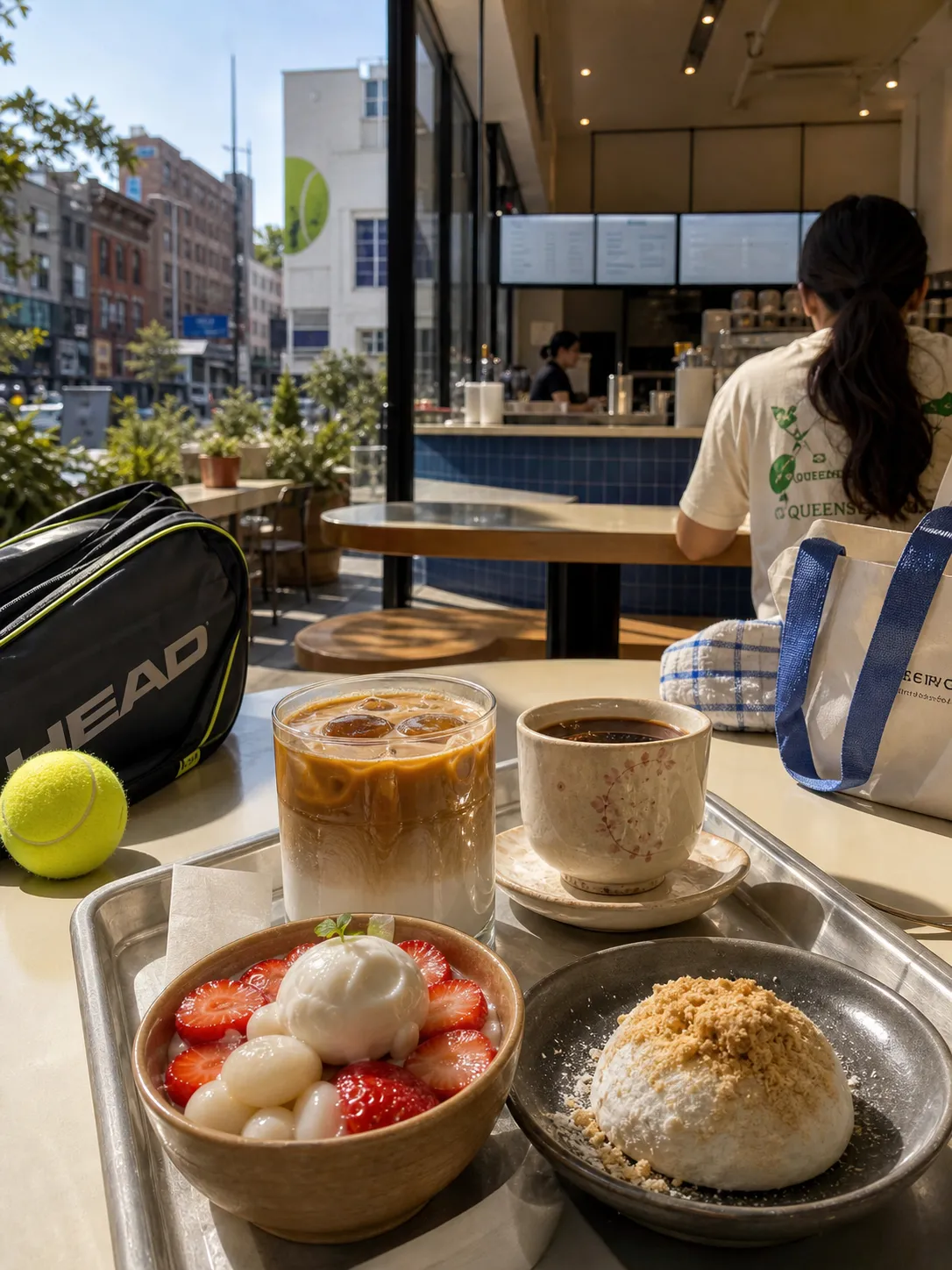 A bright Queens local-life scene connected to Martha Reeves Near US Open 2026: Korean Dessert Cafés After Outer-Court Tennis.