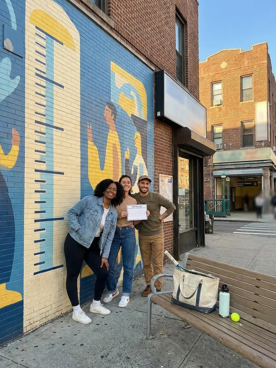 A bright Queens local-life scene connected to Tom Holland Height Comparison Photo Ops Near US Open.