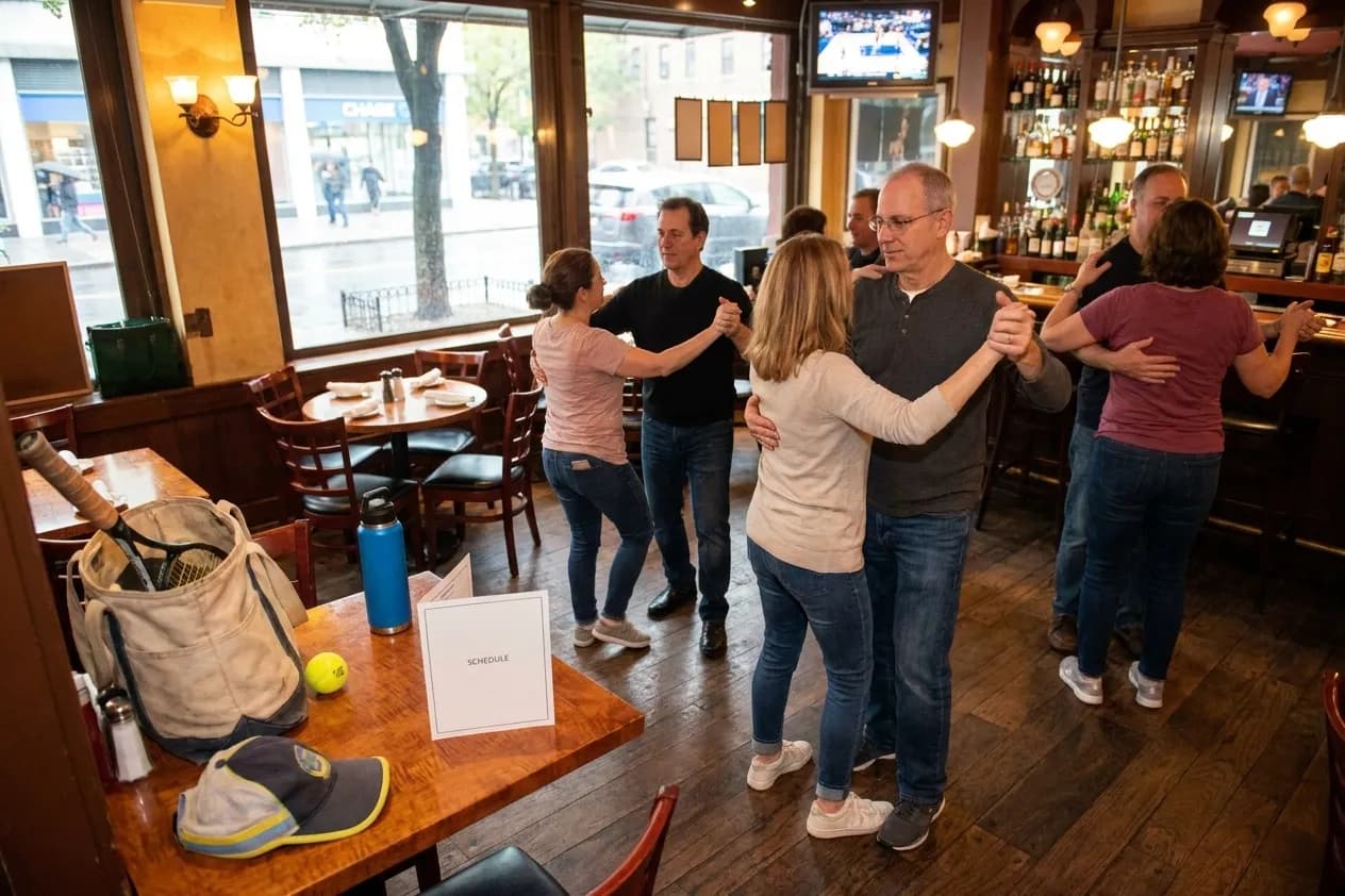 A bright Queens local-life scene connected to Dancing With the Stars Ballroom Lessons Near US Open.