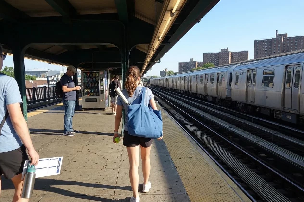 A bright Queens local-life scene connected to Chain Store Convenience Runs Before Long US Open Days.