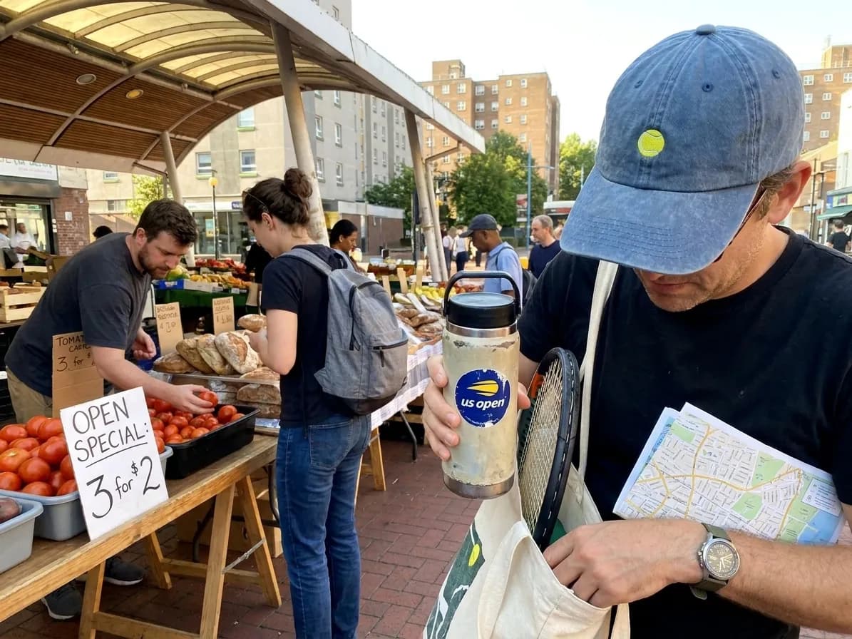 A bright Queens local-life scene connected to Mega Millions Budget Choices for Real US Open Weekends.