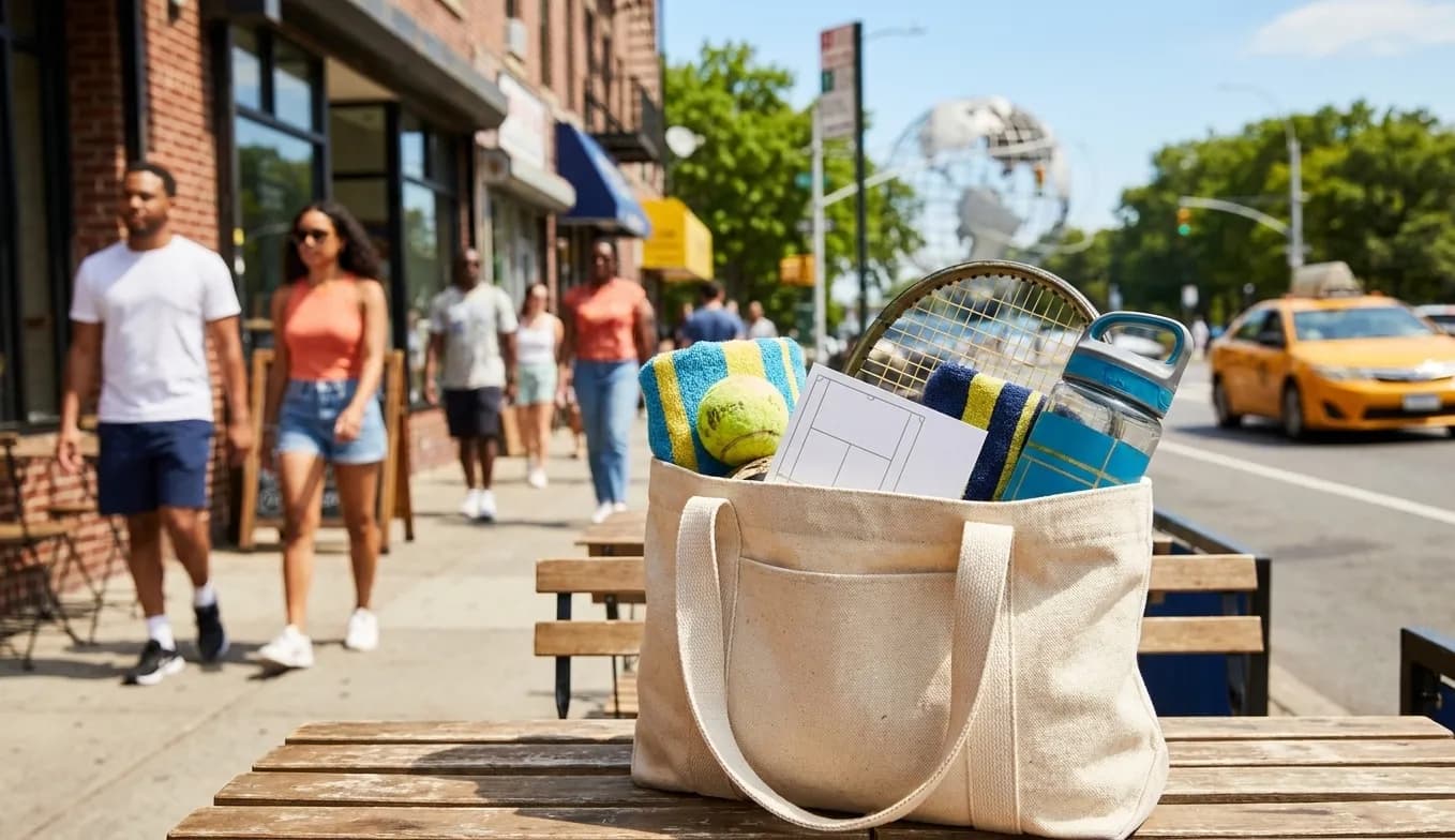 Bright Queens local-life detail for Cameron Brink Sneaker Style Route For US Open 2026.