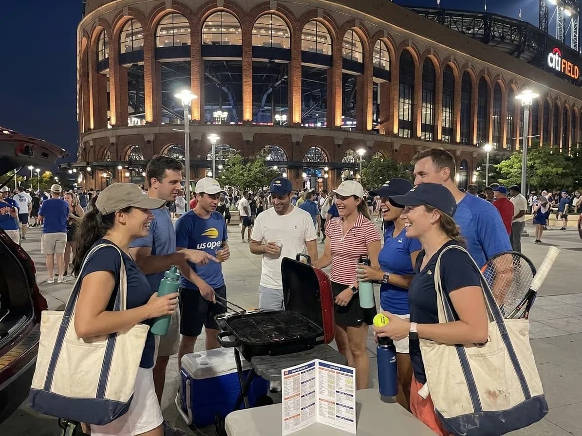 Bright New York local-life cover for Michael Strahan Tailgate Energy Before US Open Day Sessions.