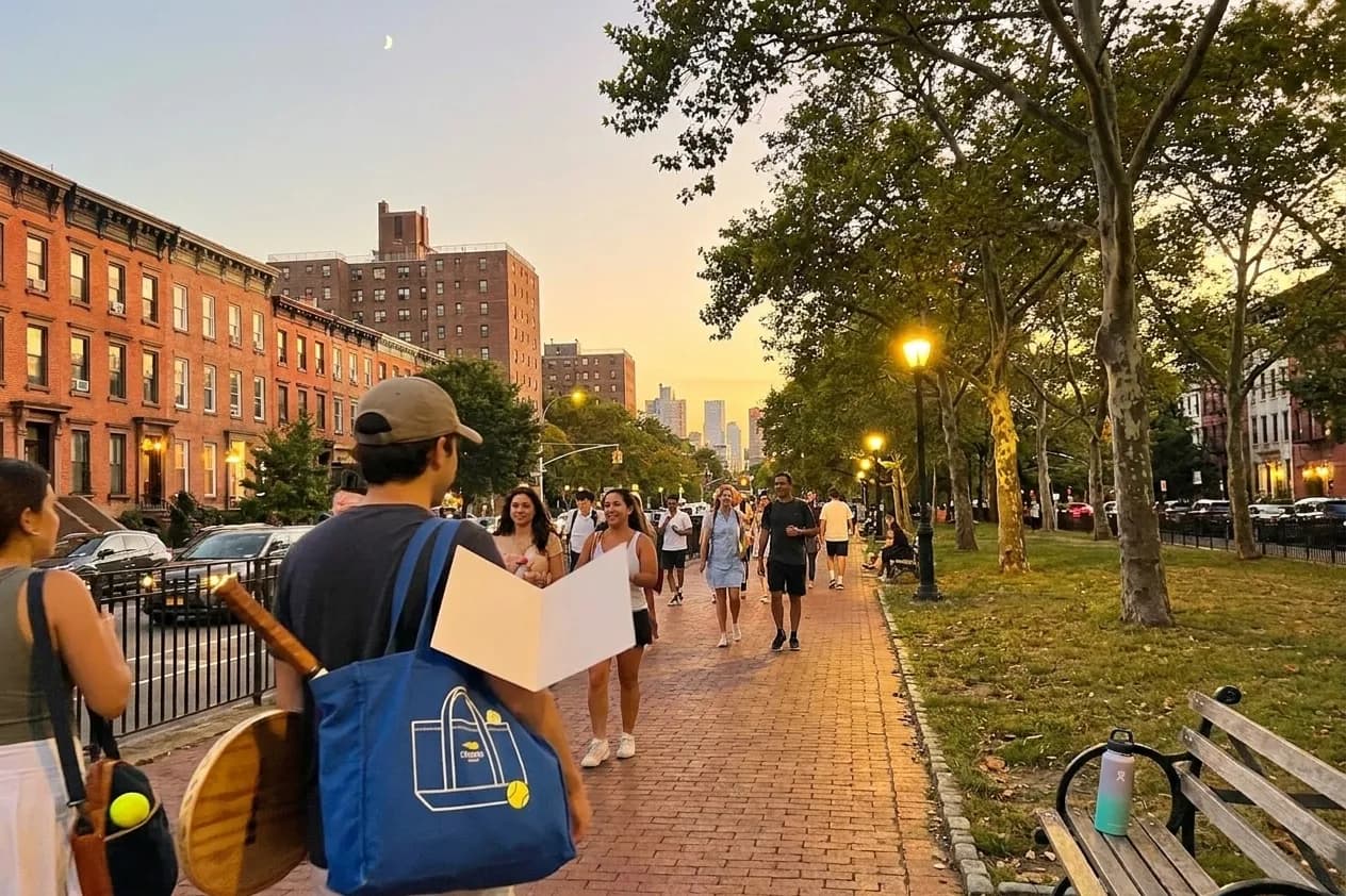 A bright Queens local-life scene connected to Moon Tonight Sky Walks After US Open Night Matches.