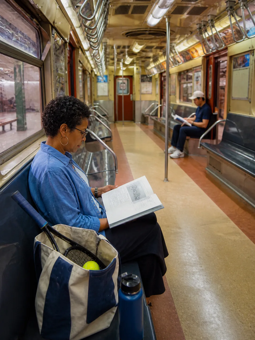Bright New York local-life cover for The Wall Street Journal Reading Rooms Near US Open.