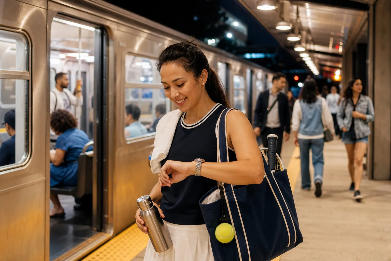 Bright Queens local-life detail for Accuweather Guide For US Open 2026 Subway Timing.