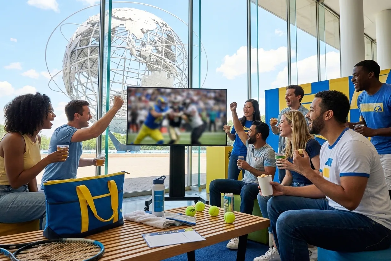 Bright realistic US Open 2026 local-life cover for NFL Games Today Schedule Hacks For US Open 2026.