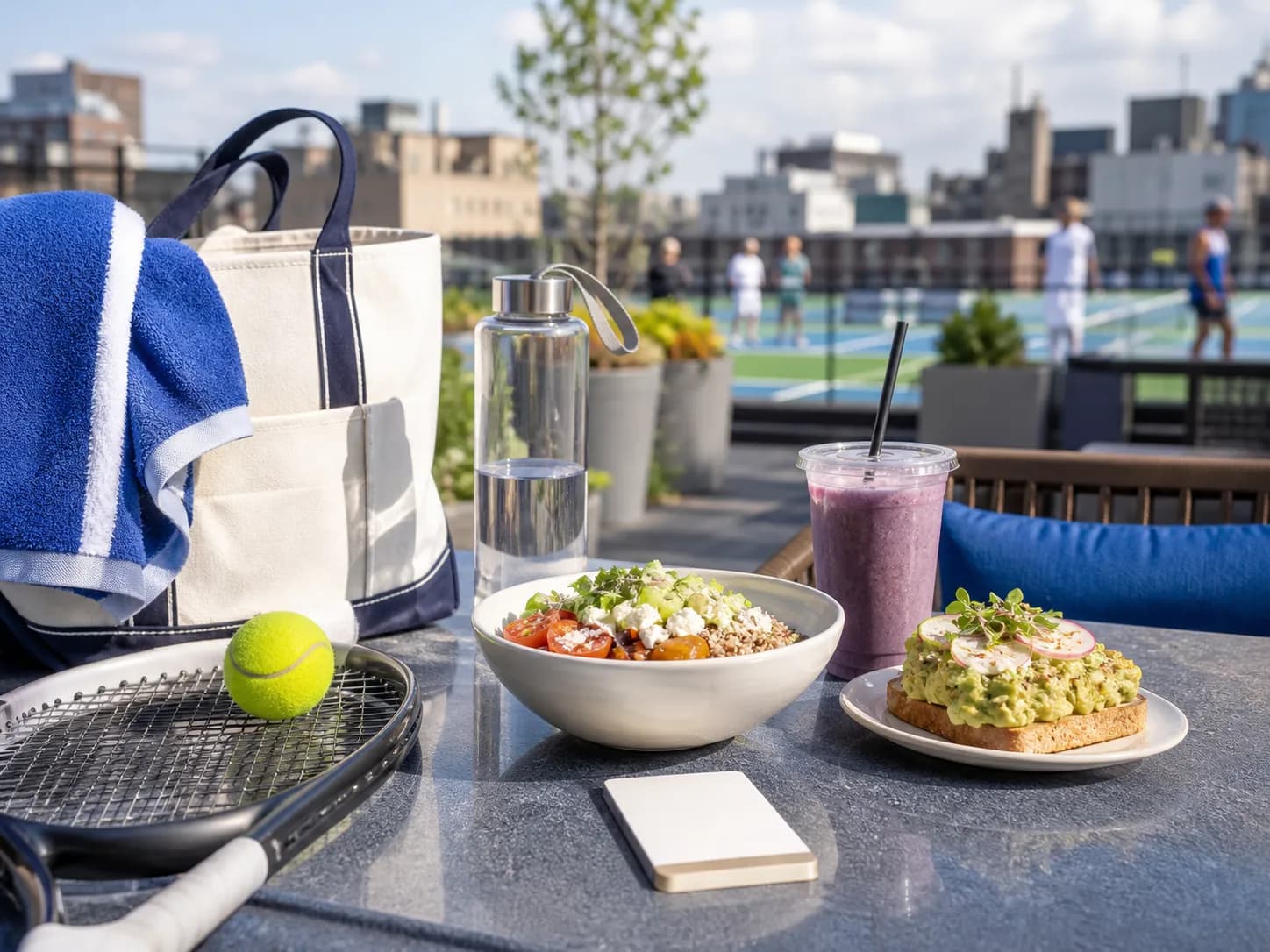 Bright Queens local-life detail for Weather Indianapolis Checklist For US Open 2026 Rooftop Pause.