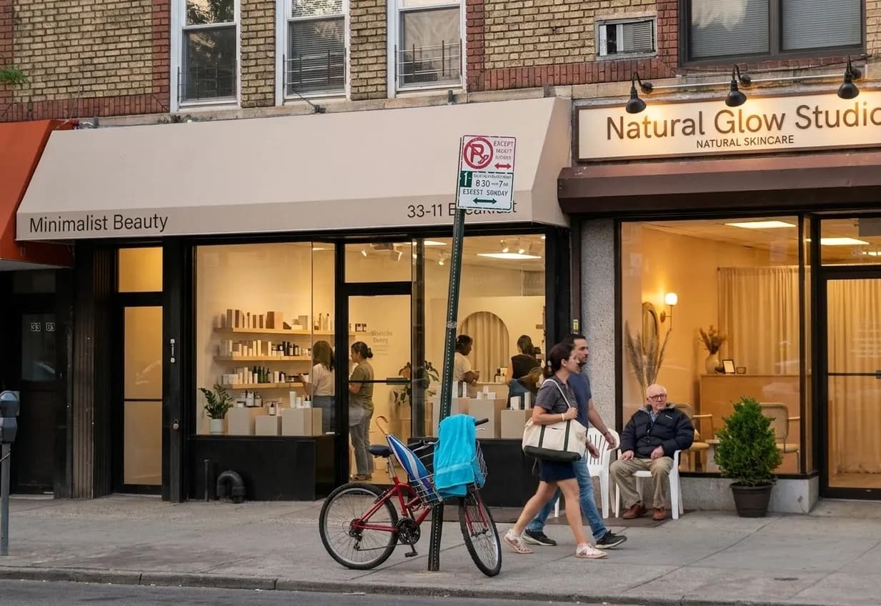 A distinct New York editorial scene inspired by astoria queens shops, connected to US Open week.