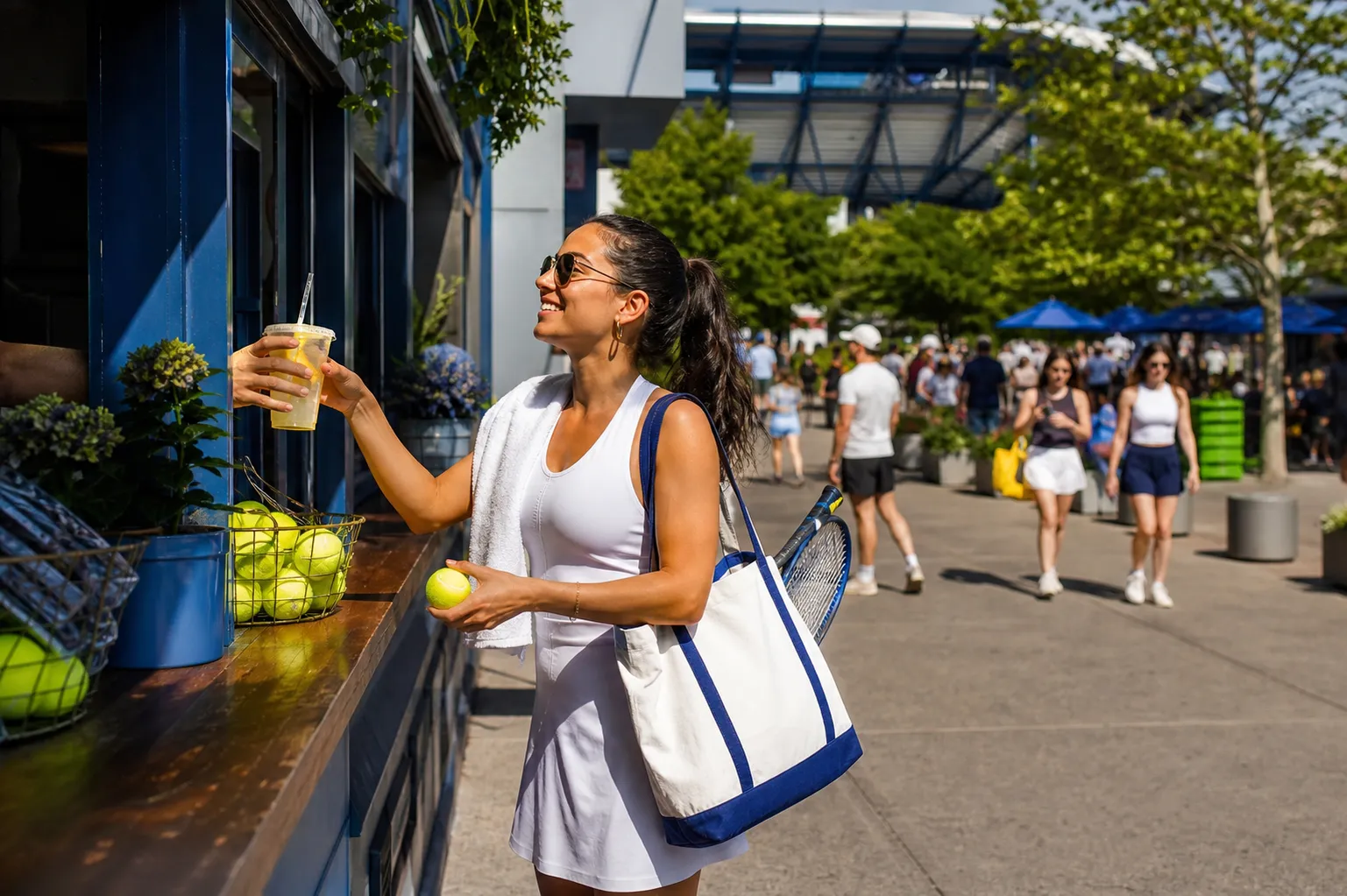 Bright Queens local-life detail for Doppler Radar Guide For US Open 2026 Storefront Stop.