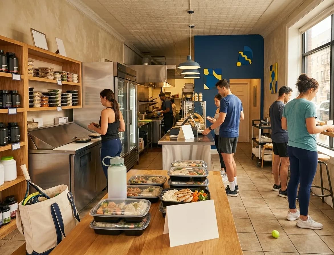 A bright Queens local-life scene connected to Dodgers vs Chicago Cubs Recovery Meal Prep US Open.