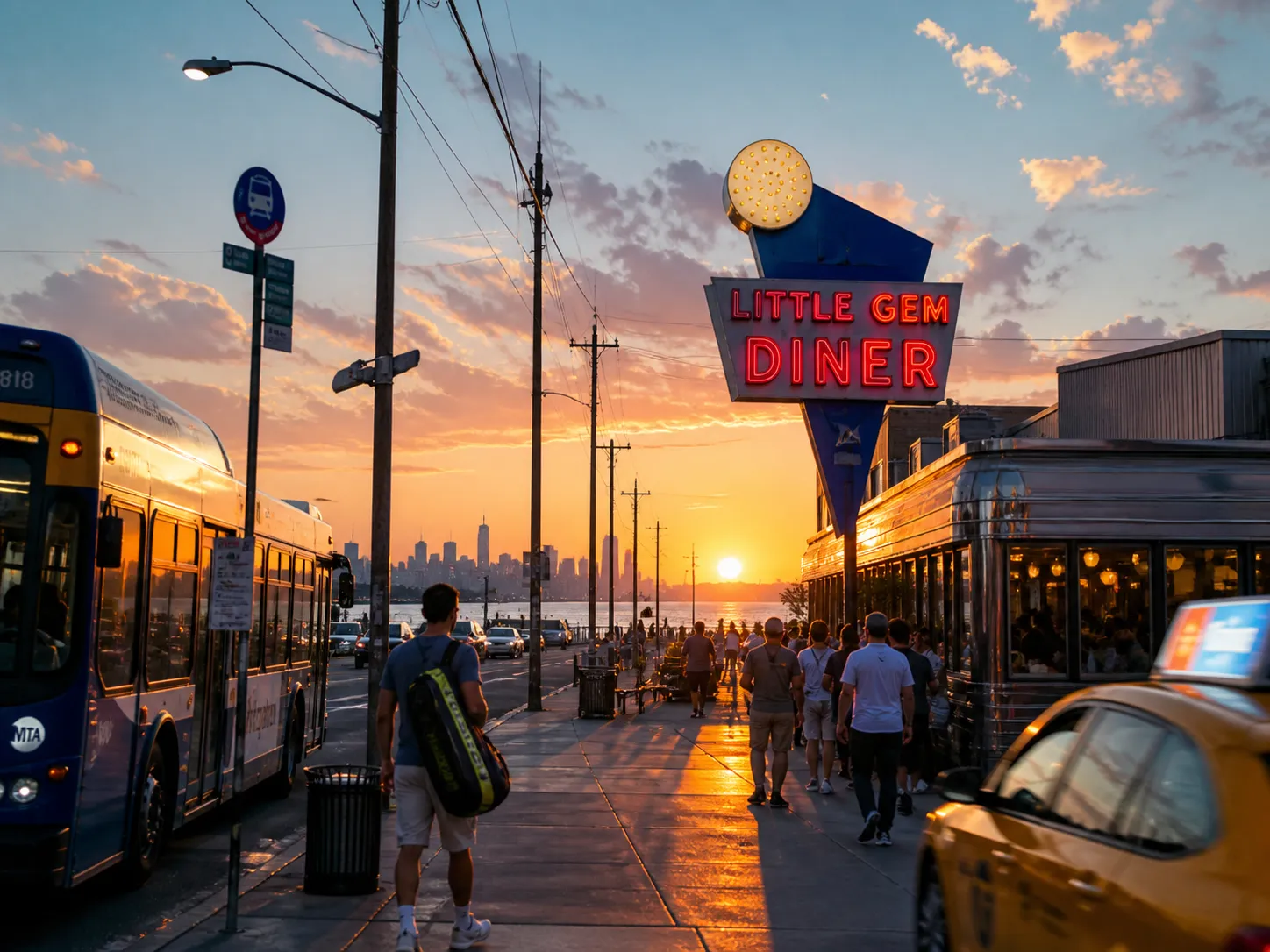 Bright New York local-life cover for Luke Kuechly Near US Open 2026: Waterfront Sunset Detours Before Tennis.