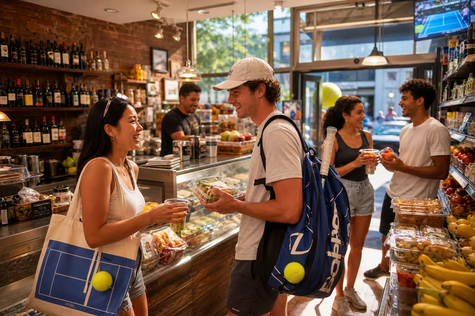 A bright Queens local-life scene connected to Austin Vs Club Tijuana Near US Open 2026: Budget Grocery Picnic Planning In Queens.