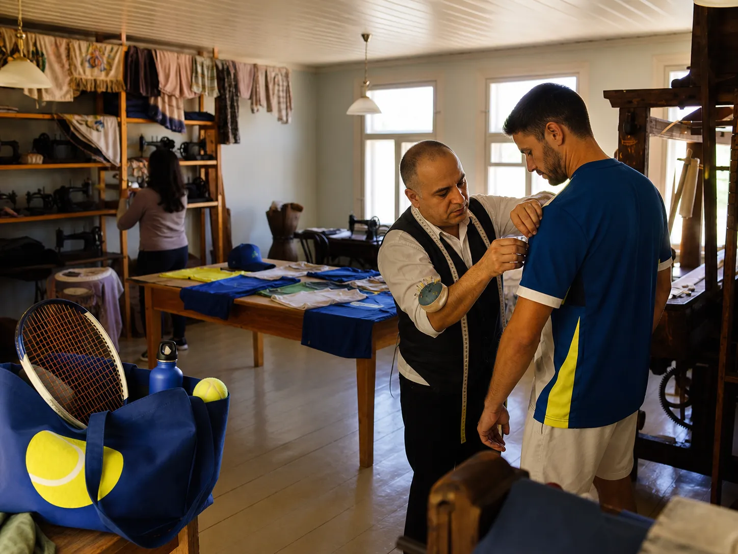 A bright Queens local-life scene connected to Mallorca vs PSG Soccer Jersey Alterations Near US Open Flushing.