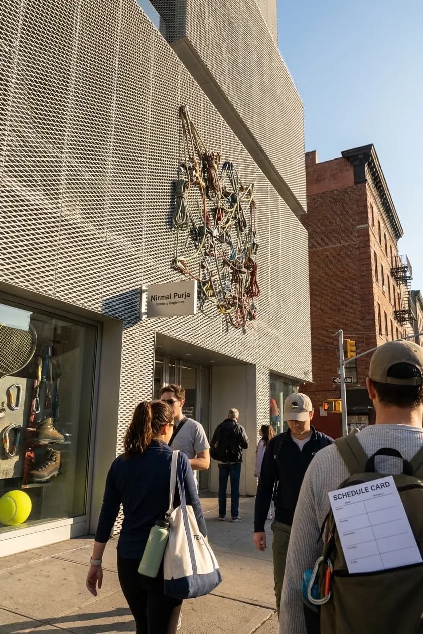 A bright Queens local-life scene connected to Nirmal Purja Climbing Inspiration: NYC Mountaineering Gear Shops US Open.