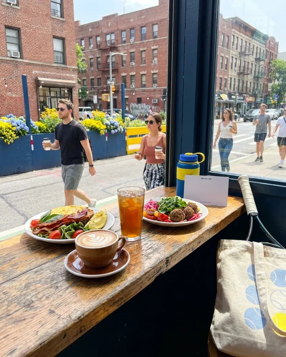 Bright Queens local-life detail for Bears Camp News Coffee Stops During US Open 2026.