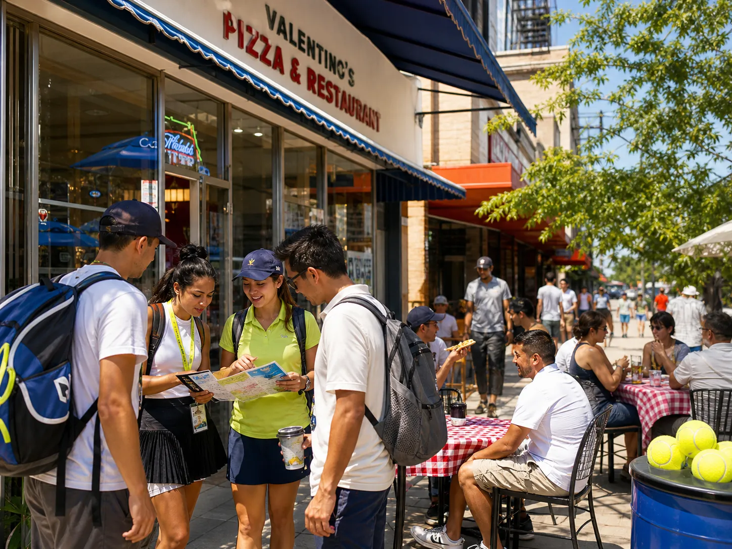 A bright Queens local-life scene connected to Portland Vs Puebla Near US Open 2026: Accessible Route Planning For First-Time Visitors.