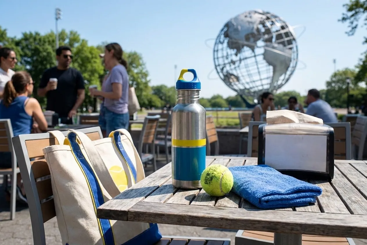 Bright Queens local-life detail for Giants Camp Buzz Stops Before US Open 2026 Sessions.