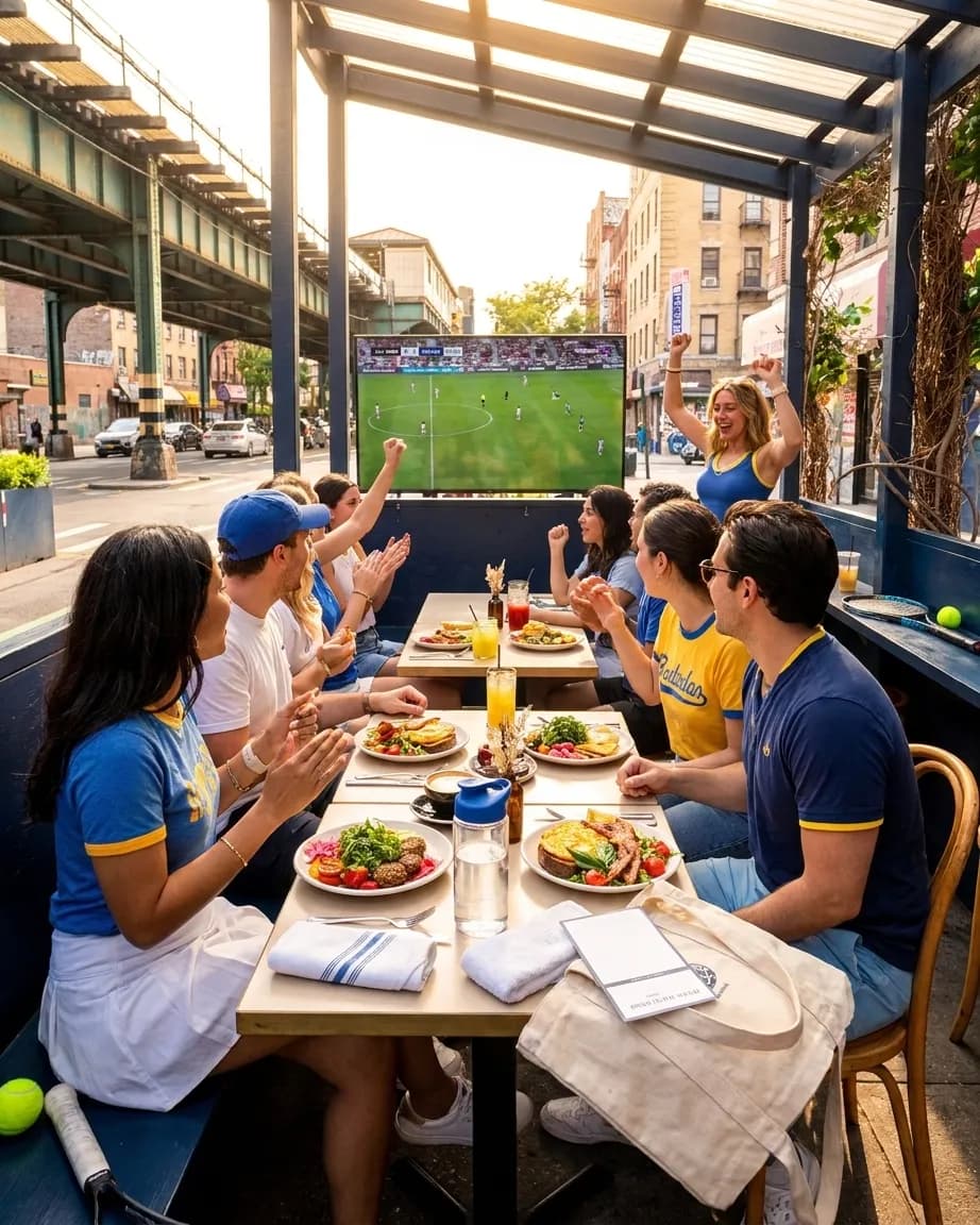 Bright realistic US Open 2026 local-life cover for Inter Miami Monterrey Watch Spots During US Open 2026.
