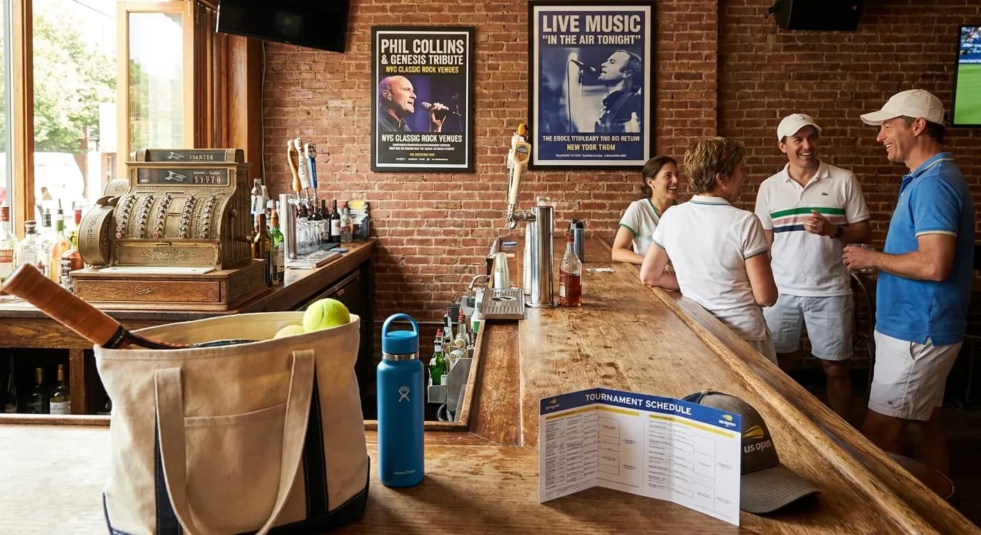 A bright Queens local-life scene connected to Phil Collins Genesis Tribute: NYC Classic Rock Venues US Open.