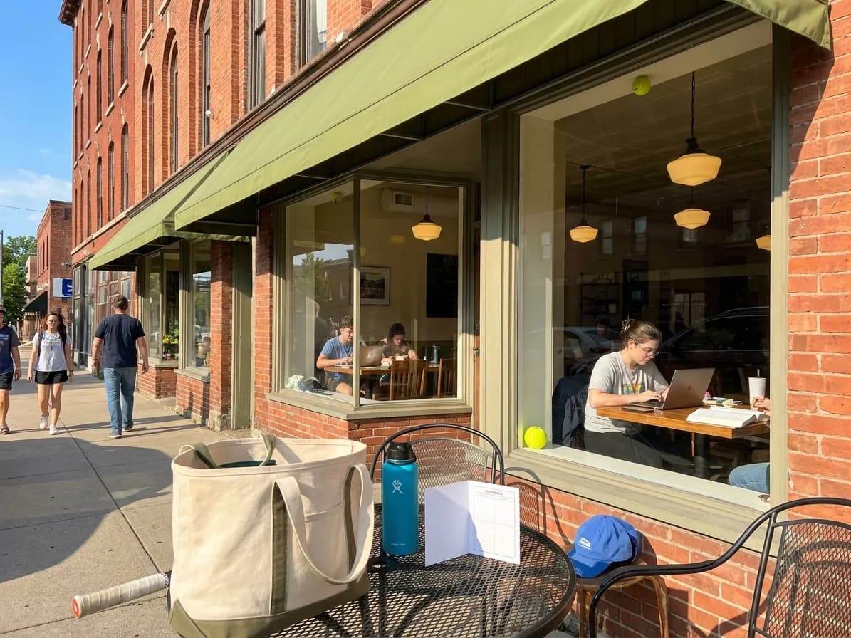 A bright Queens local-life scene connected to ScienceDaily Reader Science Cafes Near 2026 US Open Queens.
