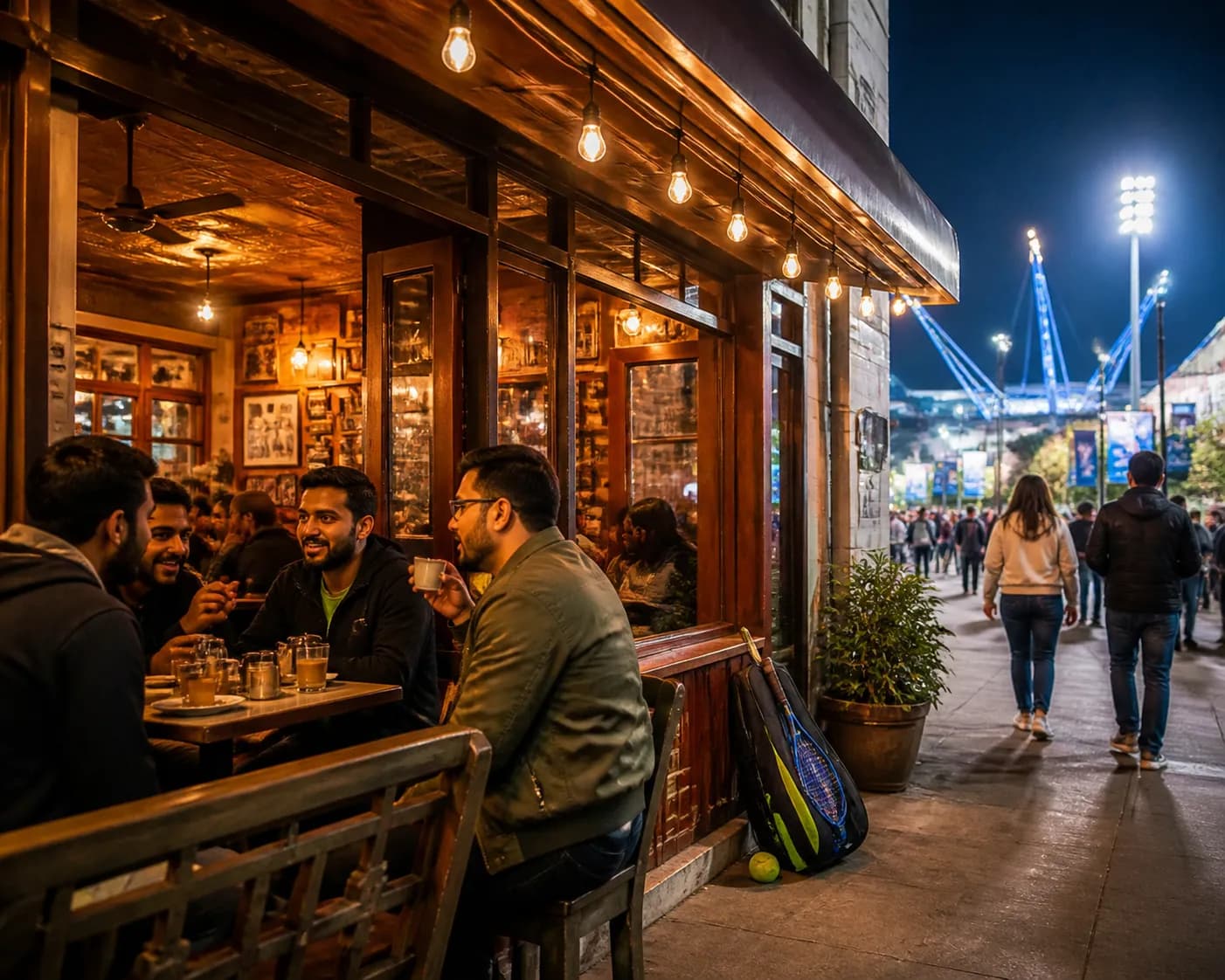Bright New York local-life cover for Austin Fc - Tijuana Near US Open 2026: South Asian Tea Houses Before Evening Matches.