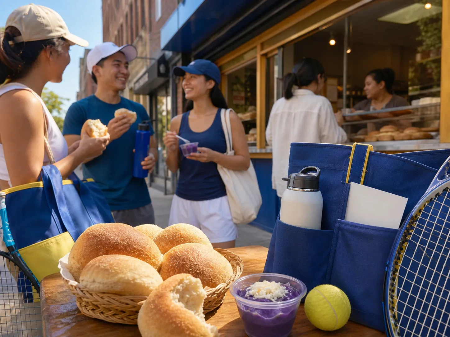 A bright Queens local-life scene connected to Alexandra Eala Fans Filipino Bakeries Near 2026 US Open Queens.