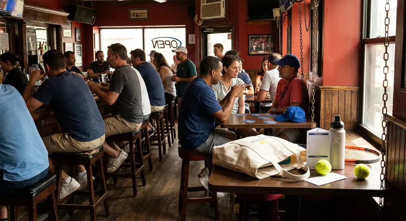 A bright Queens local-life scene connected to Colin Cowherd CBS Romo Comments: Queens Sports Radio Bars US Open.