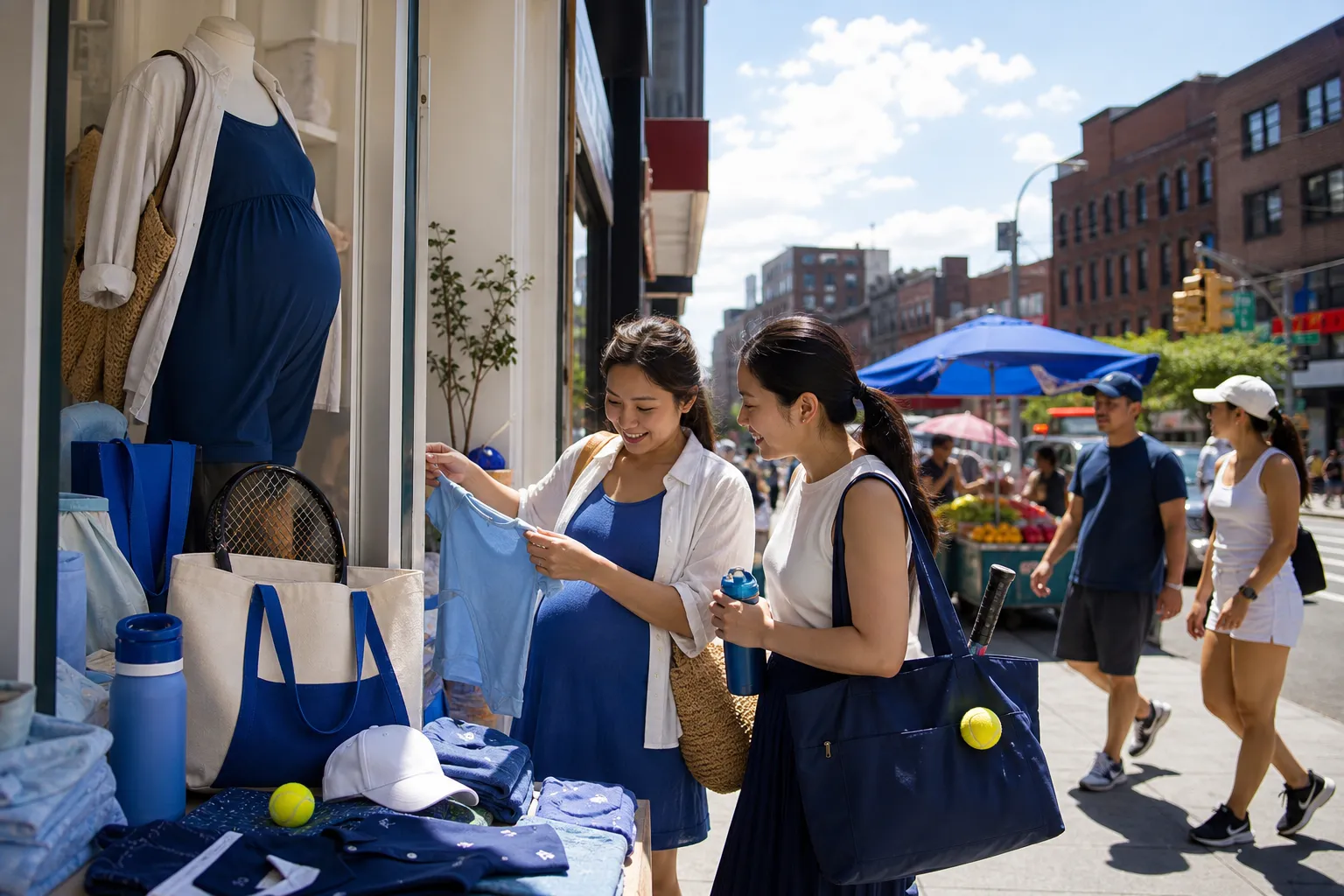 Bright New York local-life cover for Is Zendaya Pregnant Fans Maternity Boutiques Near US Open Queens.