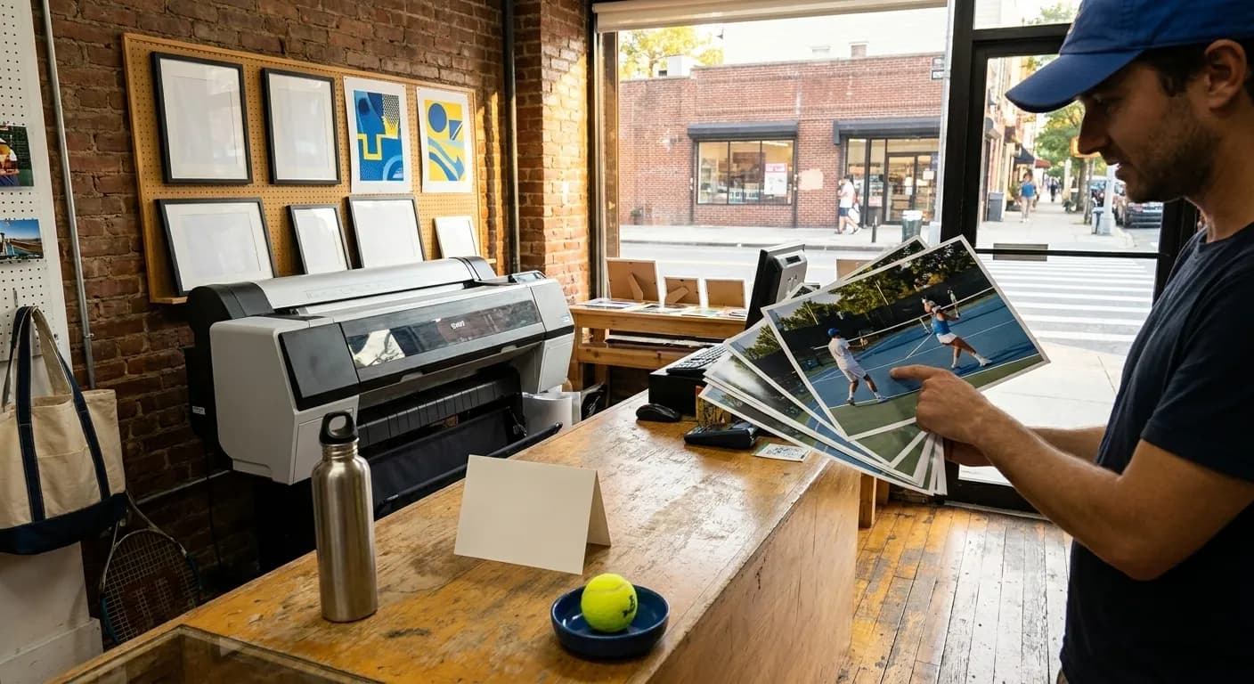 A bright Queens local-life scene connected to Julie Tetart Photography Print Shops Near US Open Queens.