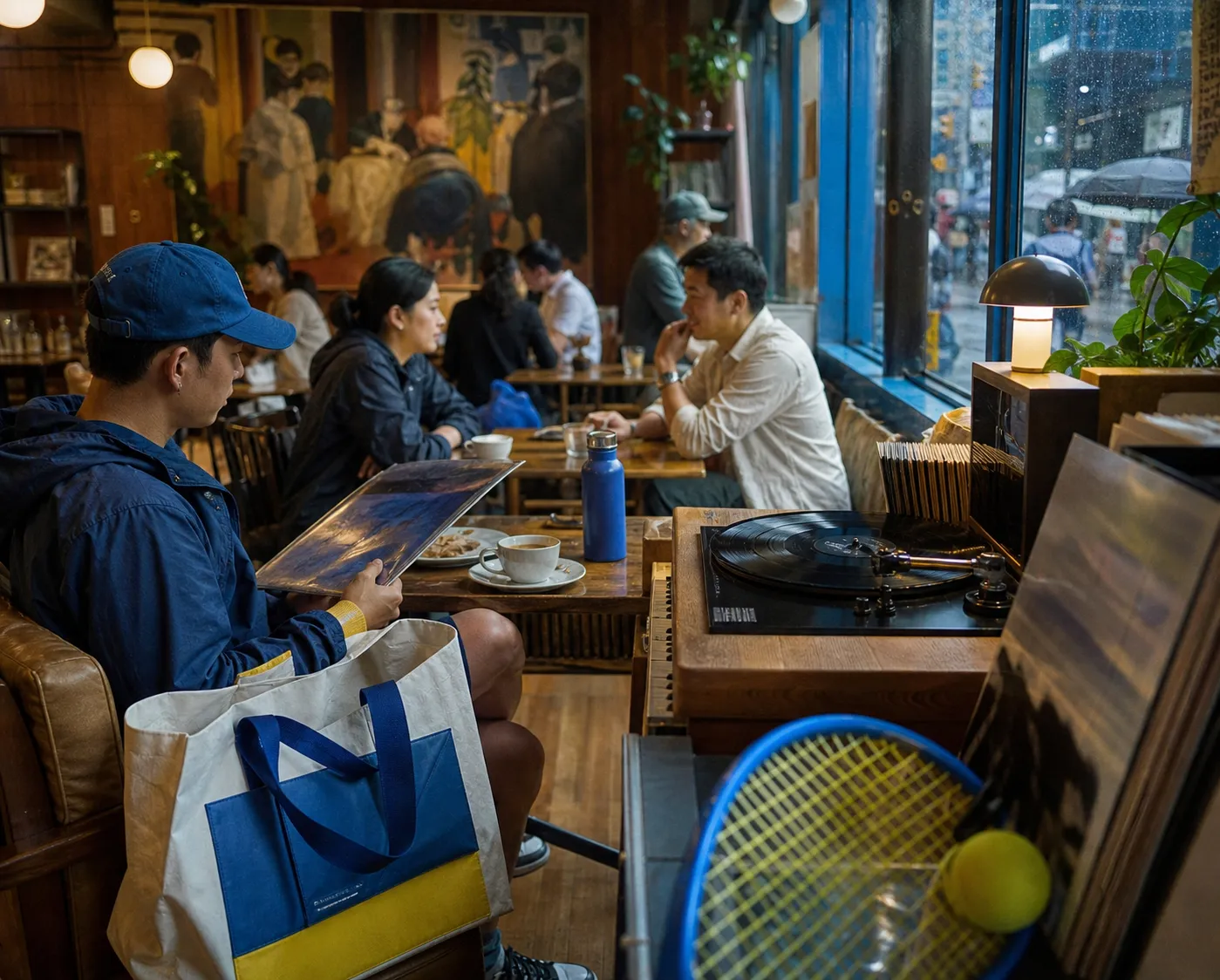A bright Queens local-life scene connected to Phoebe Bridgers Vinyl Listening Rooms Near Queens US Open Venue.