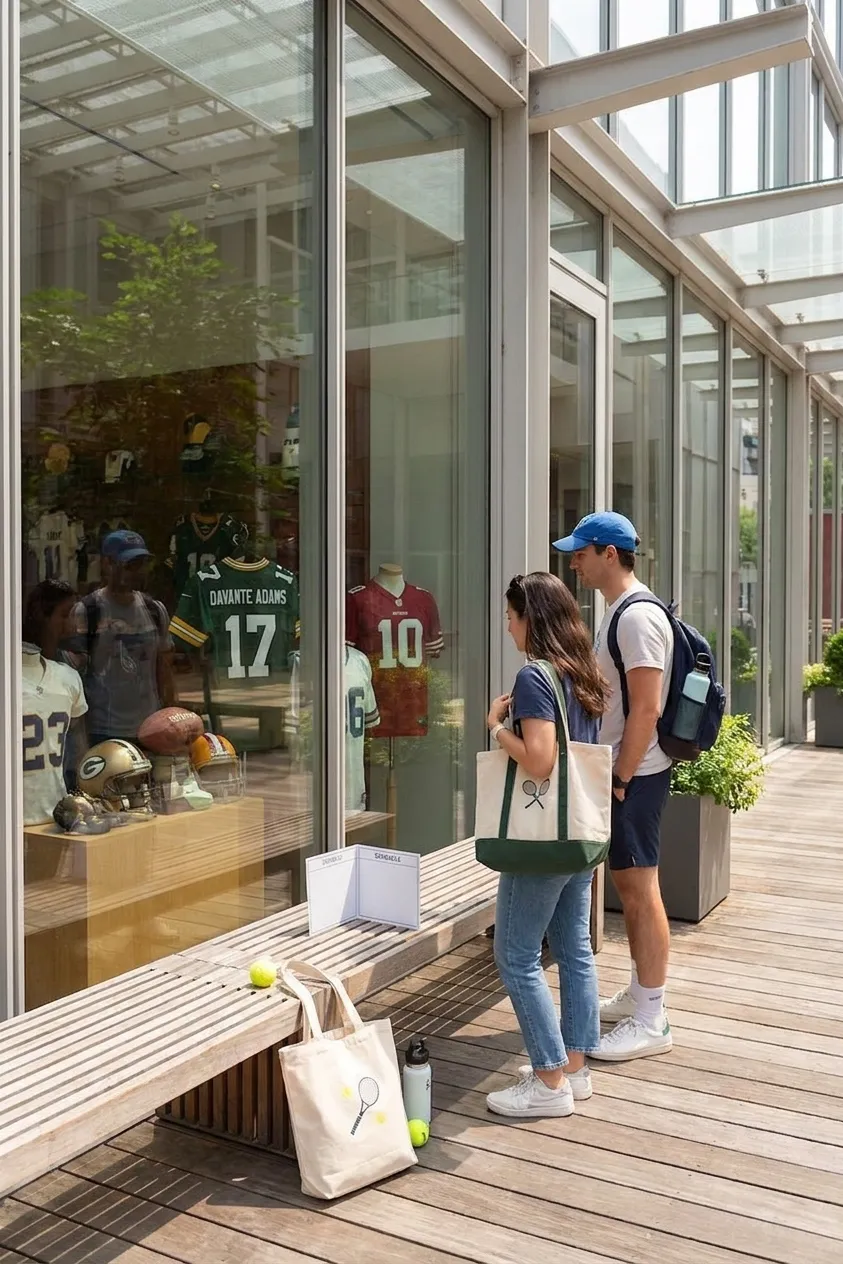 A bright Queens local-life scene connected to Davante Adams Jersey Shops: NYC Sports Memorabilia Near US Open.