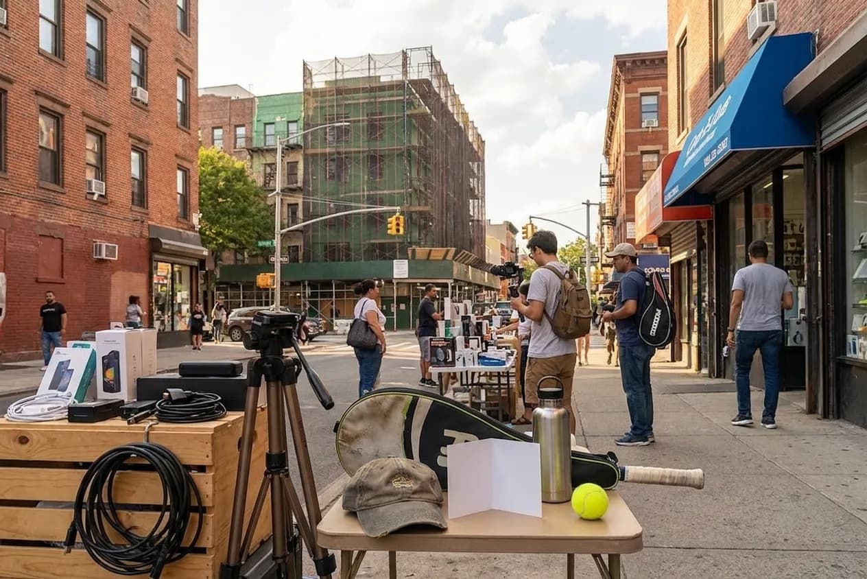 A bright Queens local-life scene connected to Hasan Piker Streaming Setup: Queens Electronics Stores Near US Open.