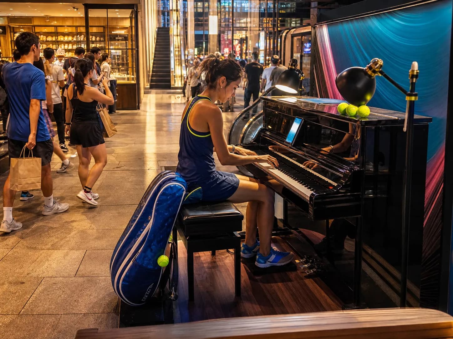 A bright Queens local-life scene connected to Carolina Panthers Vs Arizona Cardinals Match Player Stats Near US Open 2026: Late Bakery Runs After Night Sessions.
