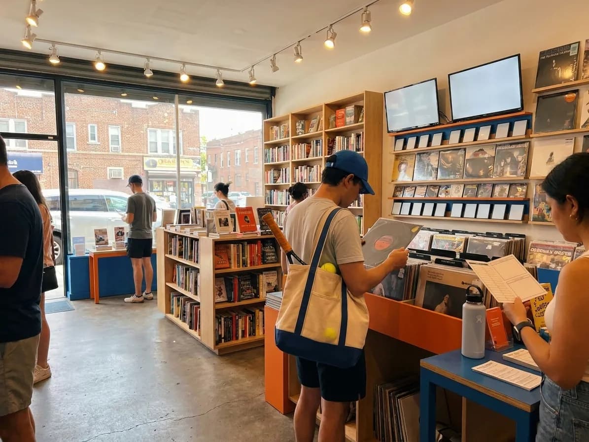 A bright Queens local-life scene connected to NBC News Style Journalism Books Near 2026 US Open.