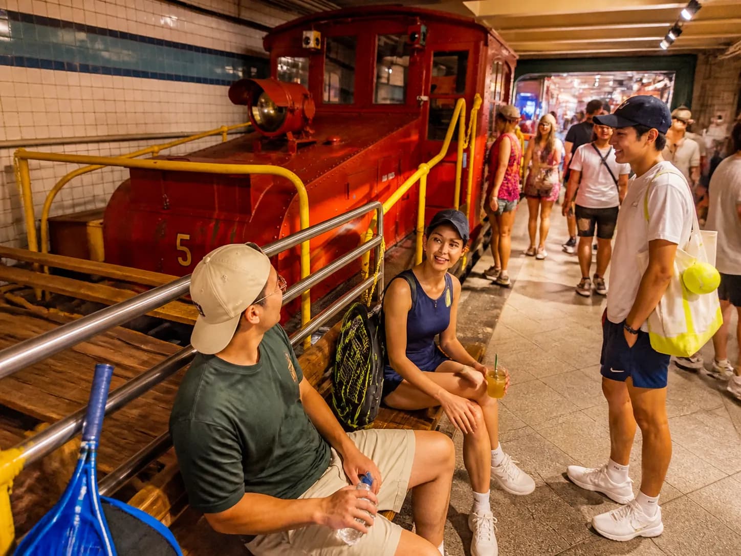 A bright Queens local-life scene connected to Aj Dillon Near US Open 2026: Museum Air-Conditioning Breaks Between Sessions.