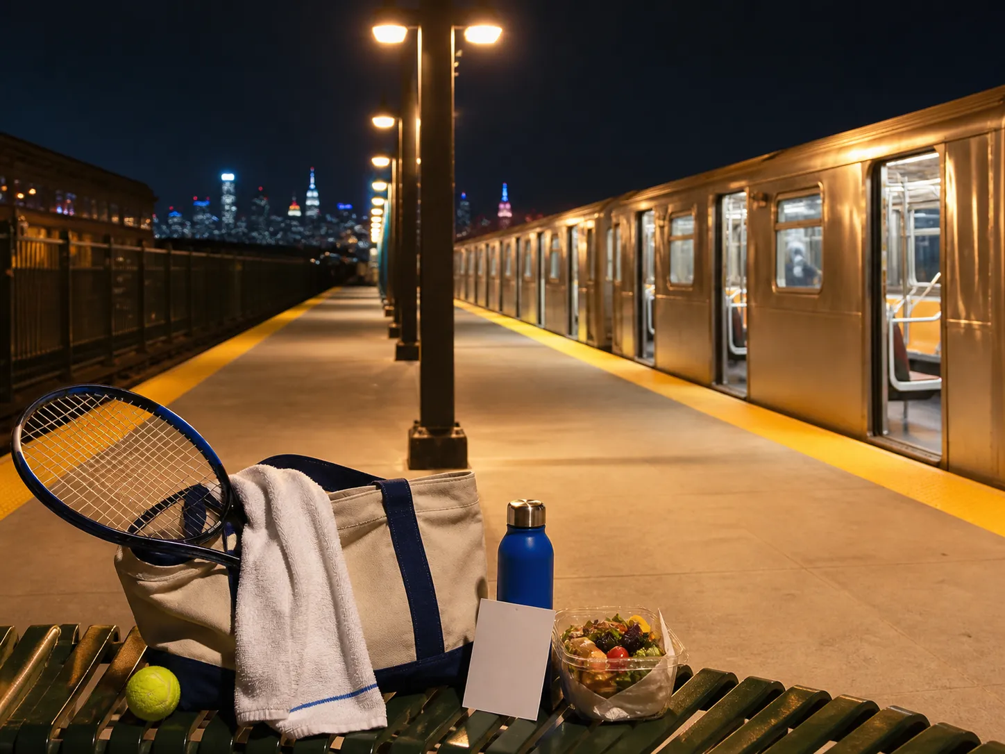 Bright Queens local-life detail for Star Wars Zero Company Field Notes For US Open 2026 Subway Timing Night Session.