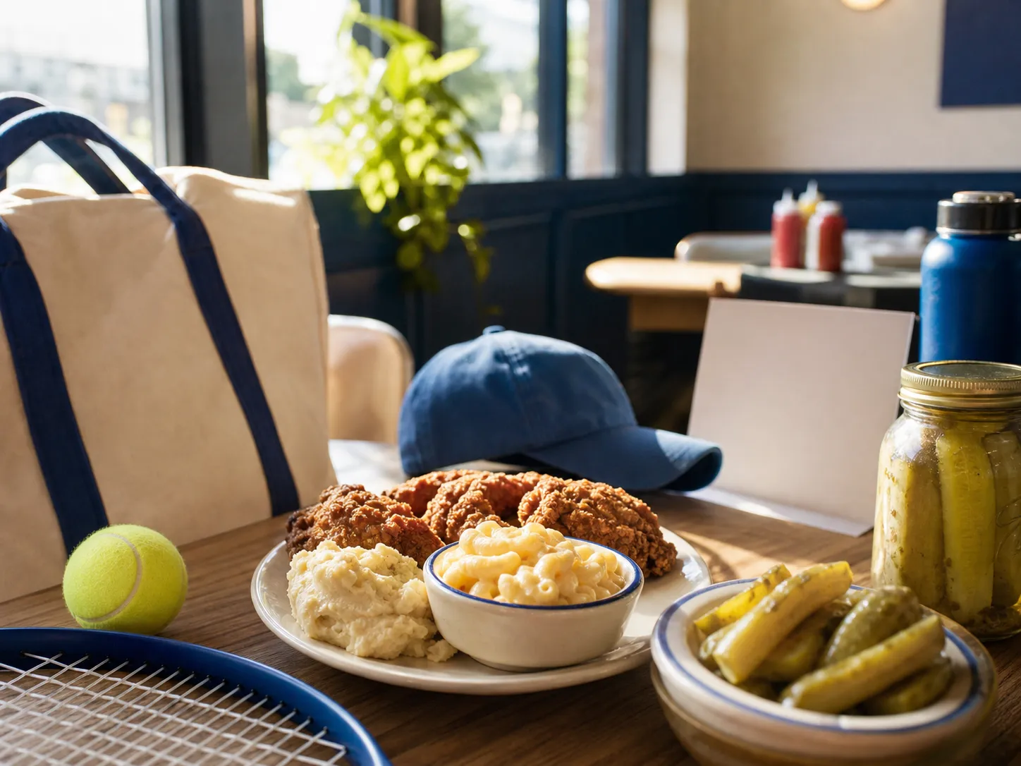 A bright Queens local-life scene connected to Culver's Fried Pickle Pub Burger Style Diners Near US Open.