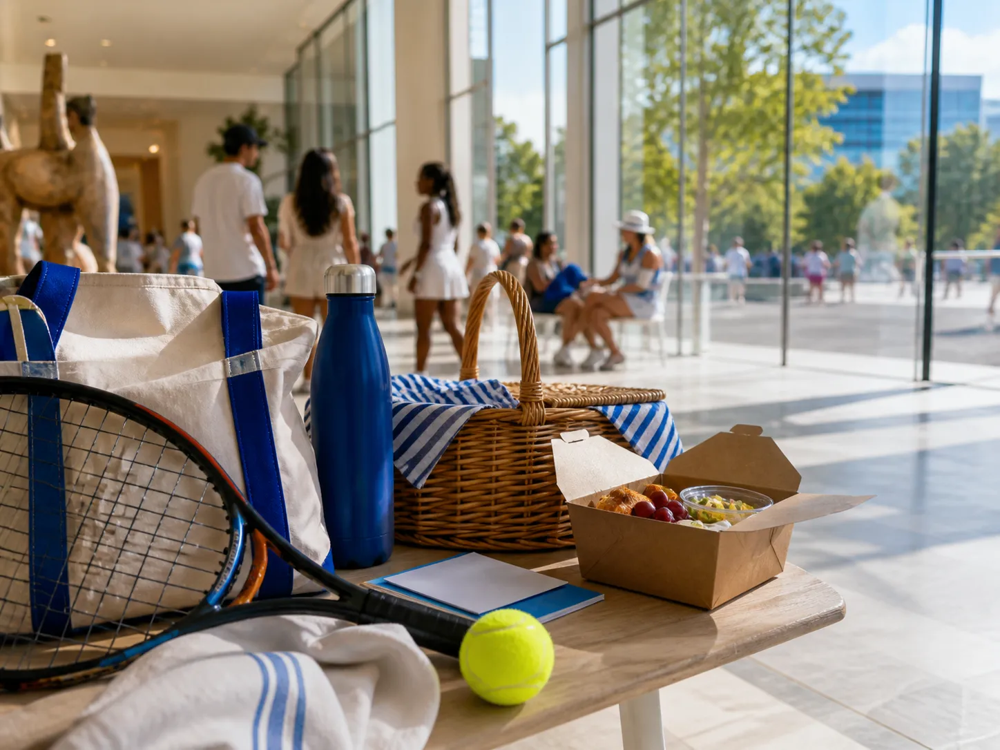 Bright realistic US Open 2026 local-life cover for Nicholas Hoult Launch Plan For US Open 2026 Picnic Corner Weekend.