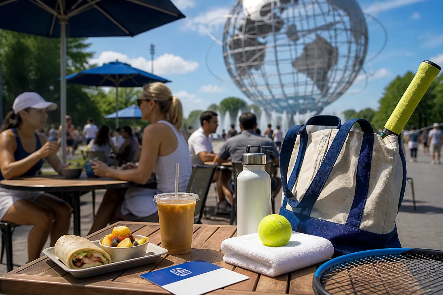 Bright Queens local-life detail for 7 Brew Stops During US Open 2026 Streaming Lounge Flushing Meadows.
