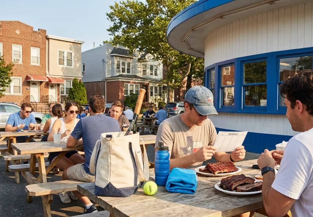 A bright Queens local-life scene connected to Kay Granger Texas Visitors: NYC BBQ Restaurants Near US Open.