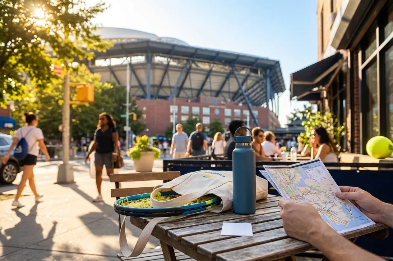 Bright Queens local-life detail for Storm Damage Backup Plans Around US Open 2026.