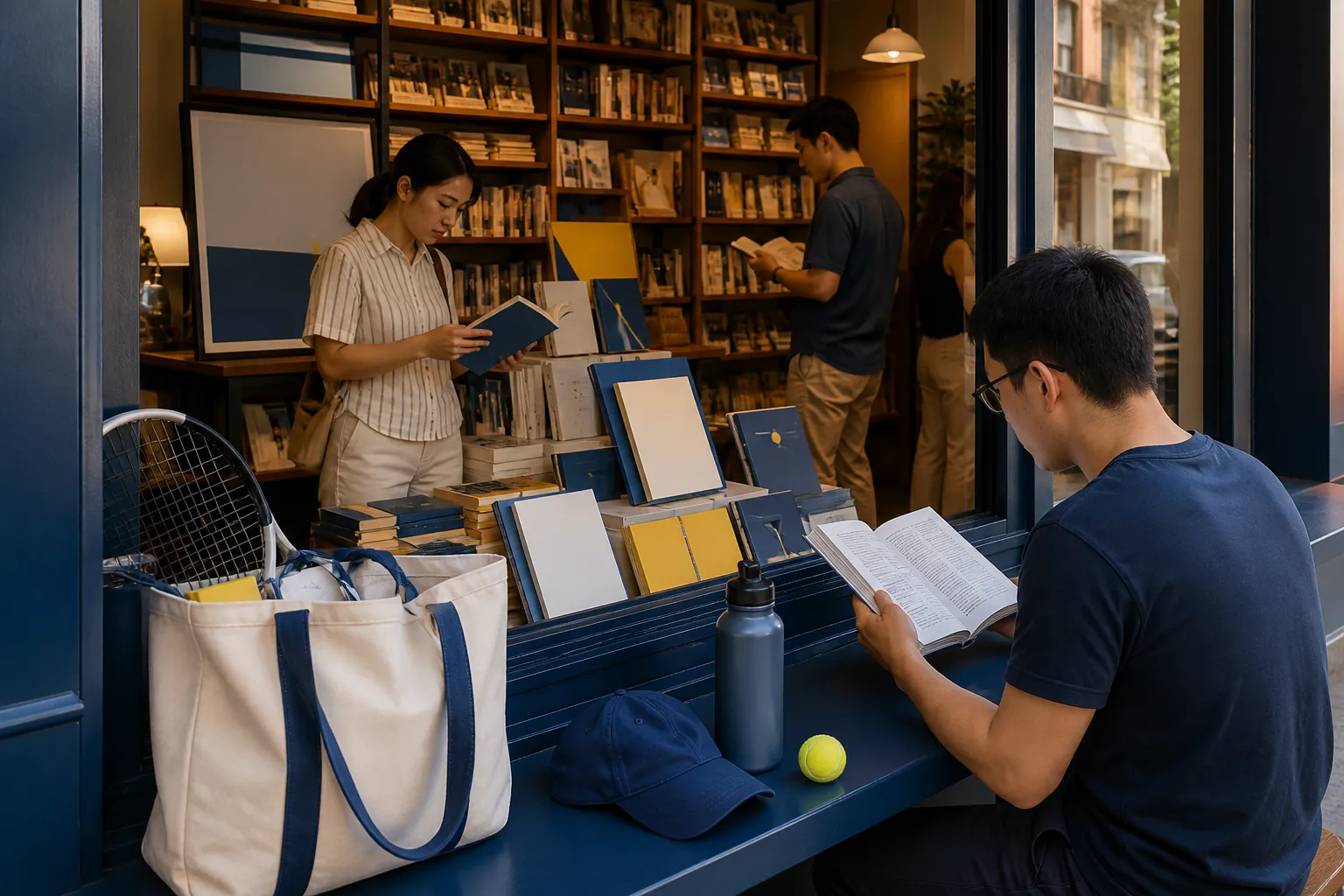 Bright New York local-life cover for James B Comey Legal History Bookstores Near US Open Queens.