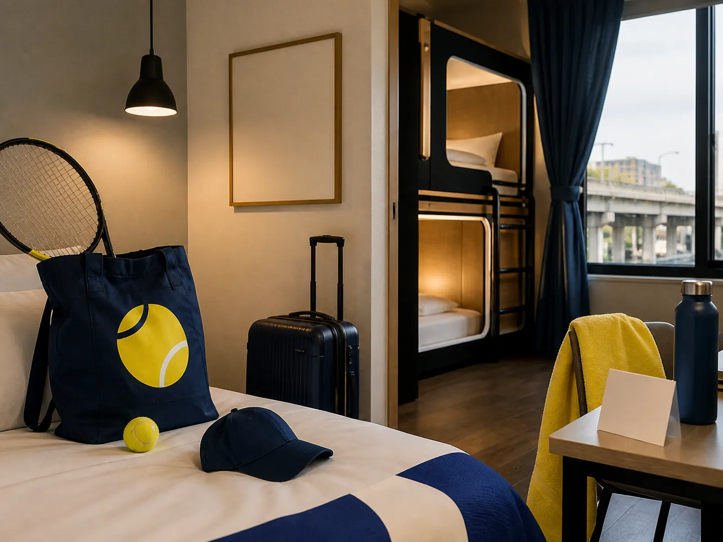 A bright Queens local-life scene connected to Ethan Lovett Soap Opera Fans Hotel Day Rooms US Open.