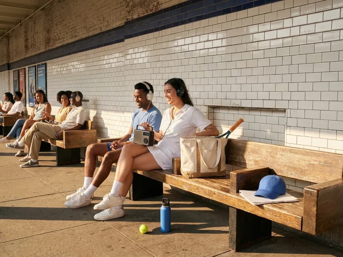 Bright New York local-life cover for Cubs Standings Radio Broadcast Spots Near 2026 US Open.