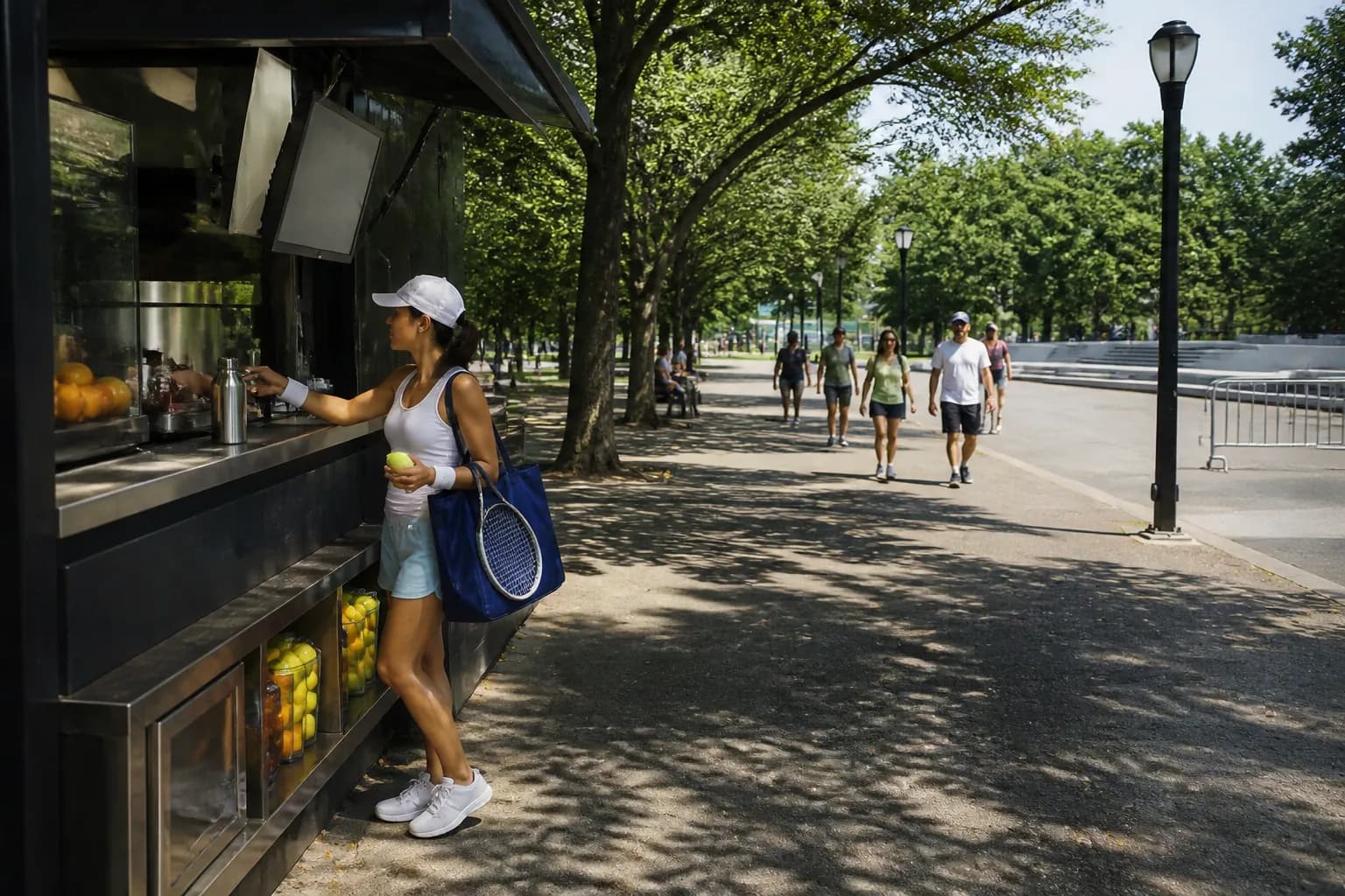 Bright New York local-life cover for Houston Astros Outfielder Taylor Trammell Fans Shade Routes US Open.