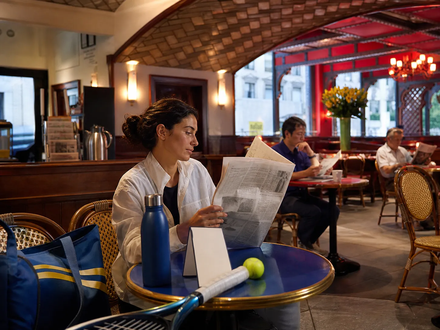 A bright Queens local-life scene connected to IRGC Commander Ahmad Vahidi Remarks International News Cafes US Open.