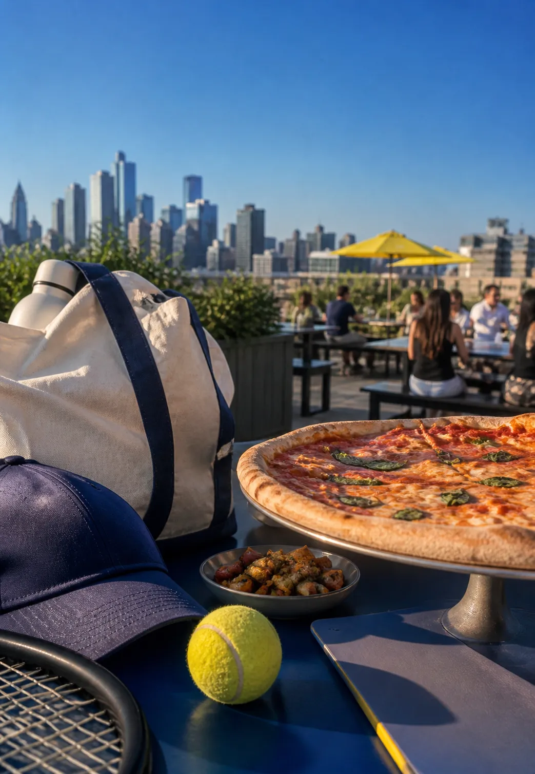 Bright New York local-life cover for Denis Bouanga Soccer Fans Observation Decks Near US Open Flushing.